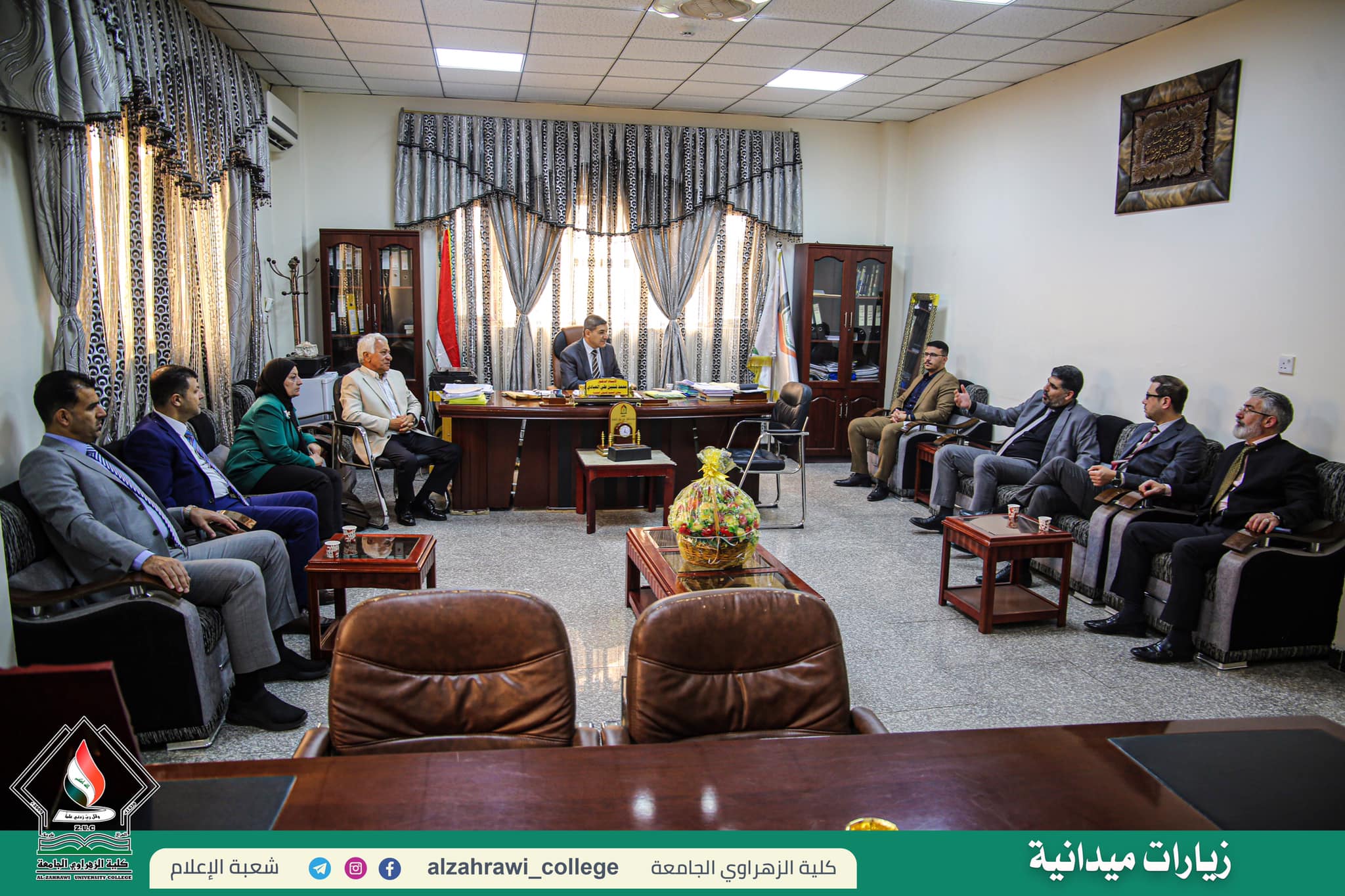 جامعة الزهراوي تستقبل وفدًا من الجامعة الأمريكية